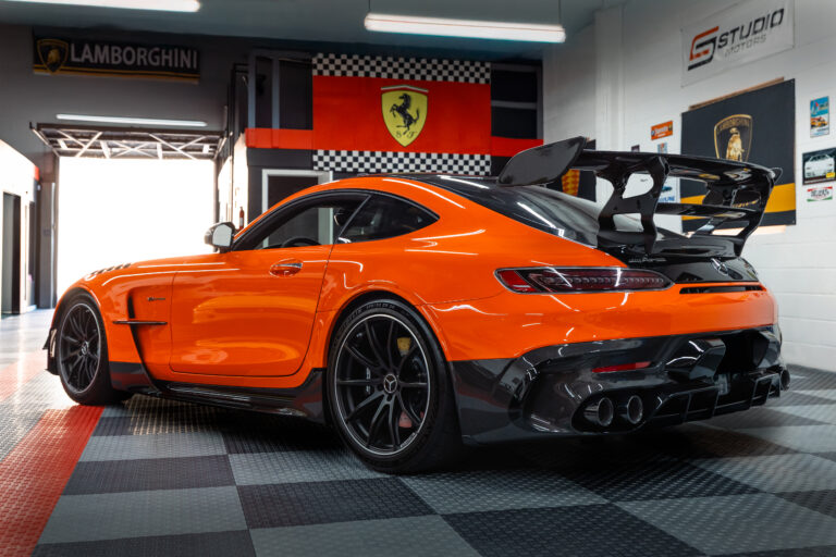 Mercedes-AMG GT Black Series in the Studio Motors showroom
